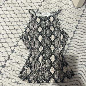 Caution to the Wind spaghetti strap tank, small